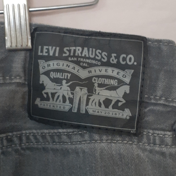 Levi's mens Gray Jeans size 34x30 - Picture 3 of 12